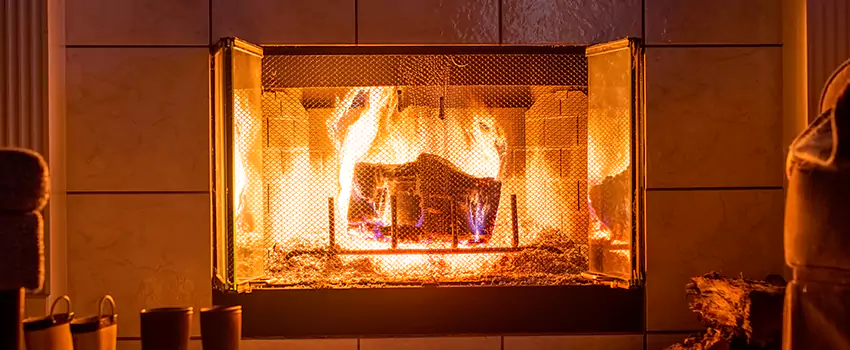 Mendota Hearth Landscape Fireplace Installation in Lakewood, Colorado