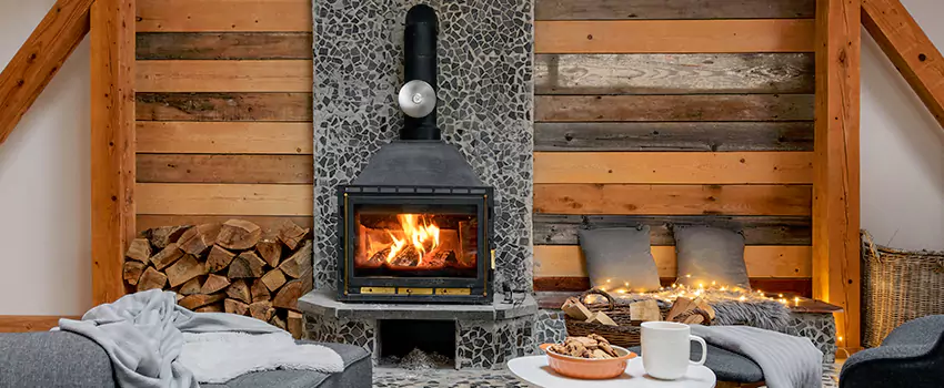 Thelin Hearth Products Direct Vent Gas Stove Fireplace Inspection in Lakewood, Colorado